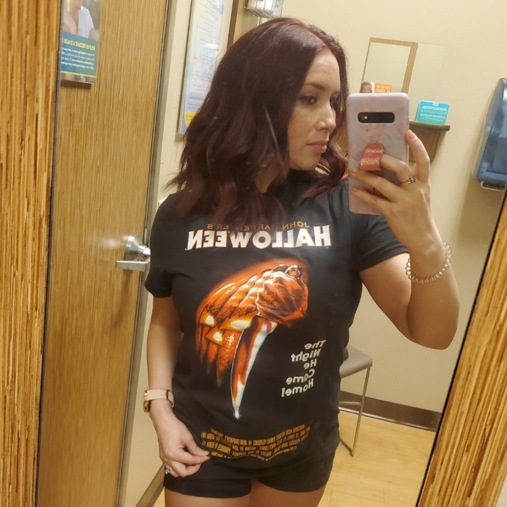 John Carpenter's Halloween Movie Poster Black T-Shirt - Picture 7 of 7